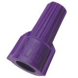 Twister Al/Cu Wire Connector, Model 65, Purple, 10/Card redirect to product page