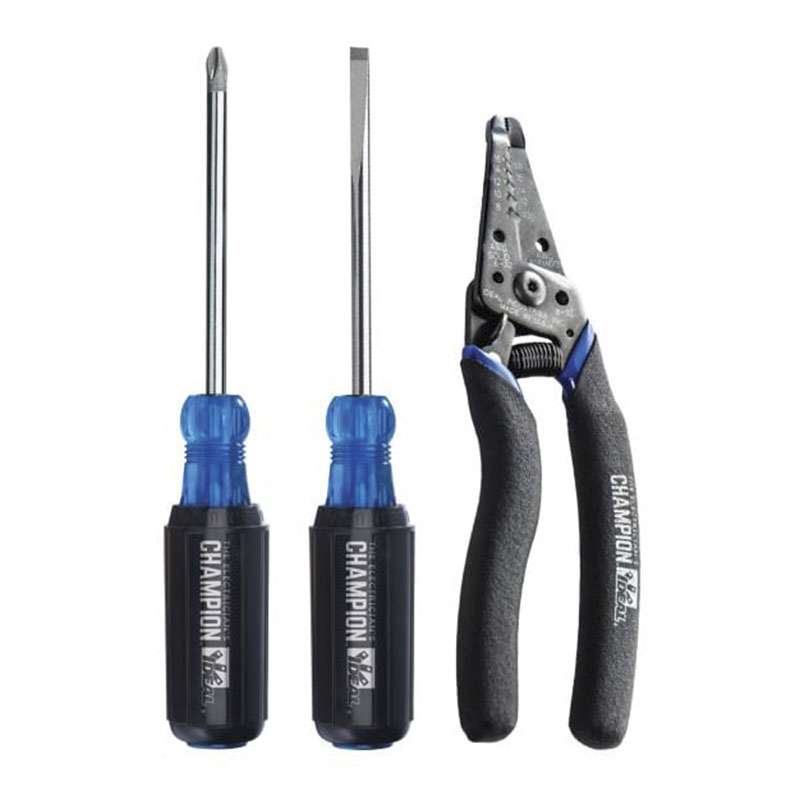 Electrician's Champion 3 Piece Tool Kit