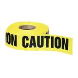 Barricade Tape, "Caution", Yellow, 3" x 1000' redirect to product page