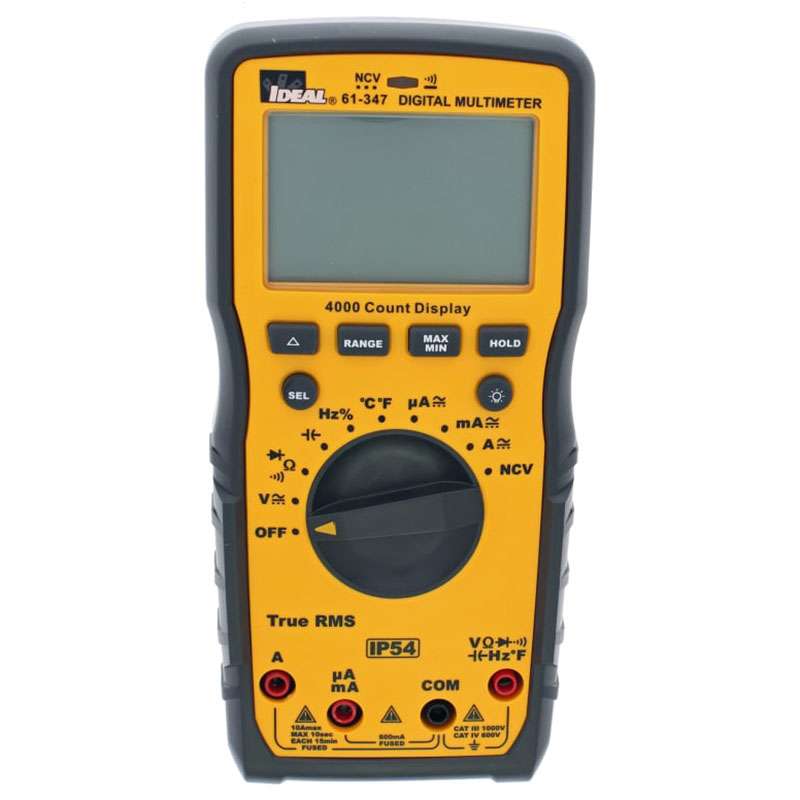 1000V Auto Range TRMS 4K Count Disply Multimeter with NCVT and Temp