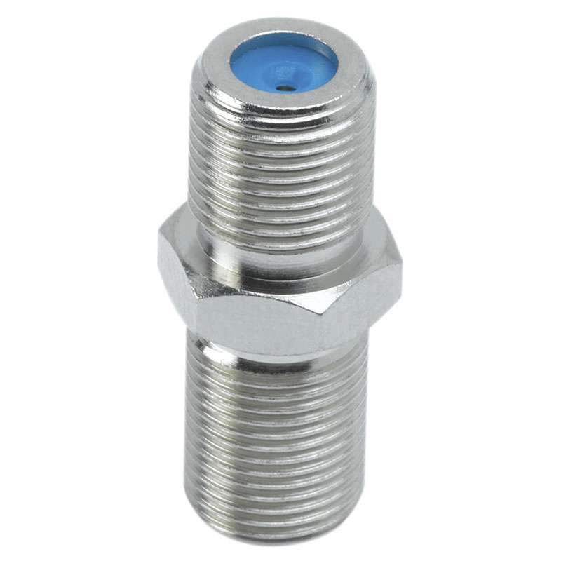 3GHz F-Type Female-to-Female Coax Splice Adapter 10/Card