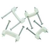 Plastic Insulated Cable Staples, 1/2", 500/Bag redirect to product page