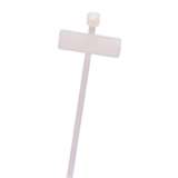Cable Tie ID Tag, 8", 50 lb, Natural, 100/Bag redirect to product page