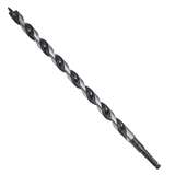 Dual Flute Ship Auger 18" x 7/8" Coated Fluting Steel Tooth Gray redirect to product page