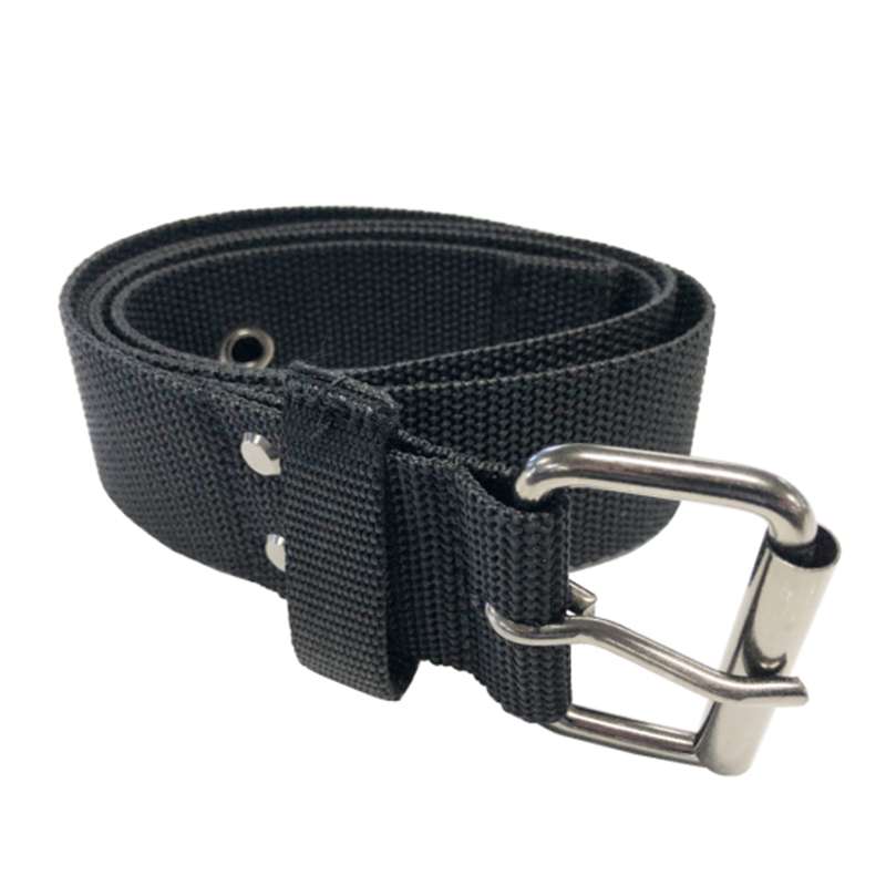 Pro Series Tool Belt 26" to 40" Waist Adjustable Web Metal Buckle Black
