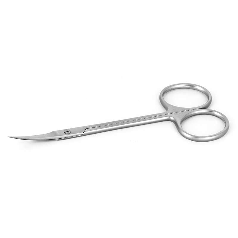 High Precision Iris Scissors, Stainless Steel, 4.33" OAL, Curved Blade