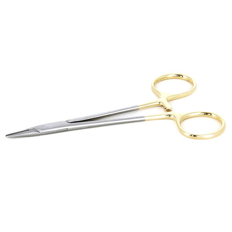 Precision Needle Holder, Stainless Steel, Tungsten Carbide Insert, 5.12"
