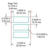 Identco TTL 1000 Series 1.0 x 0.375 10K/RL redirect to product page