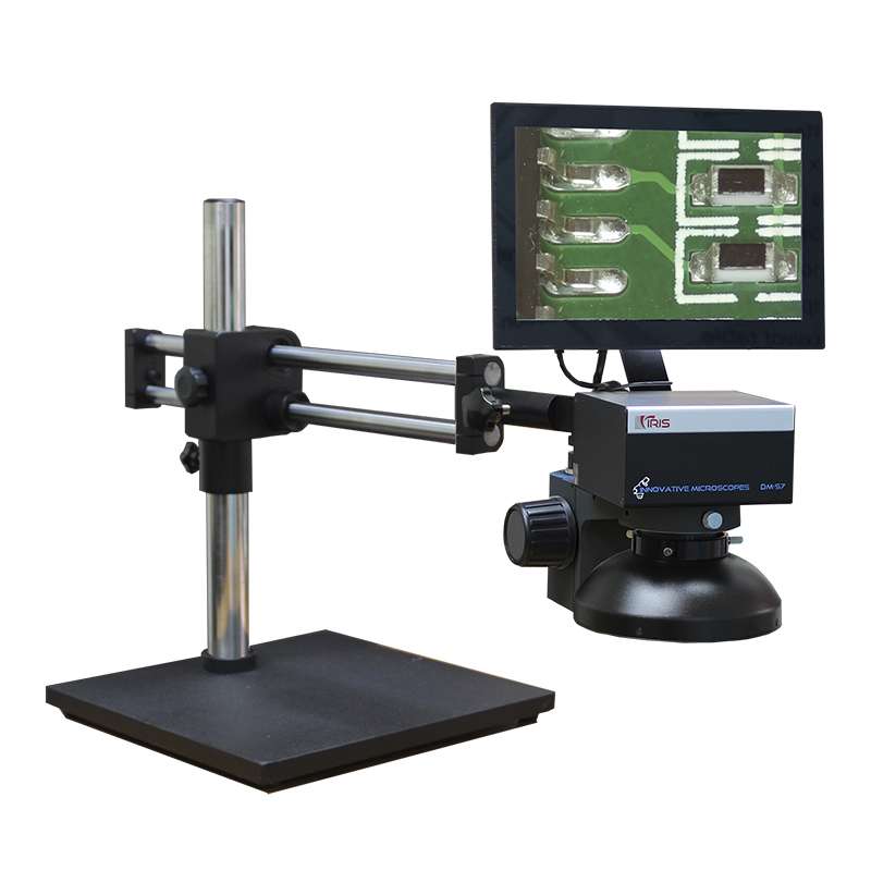 Digital Microscope, 30X, Articulating Arm, Steel Base
