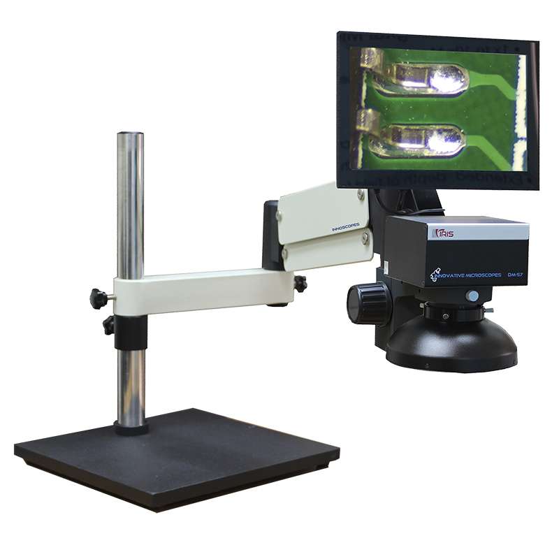Digital Microscope, 60X, Articulating Arm, Steel Base