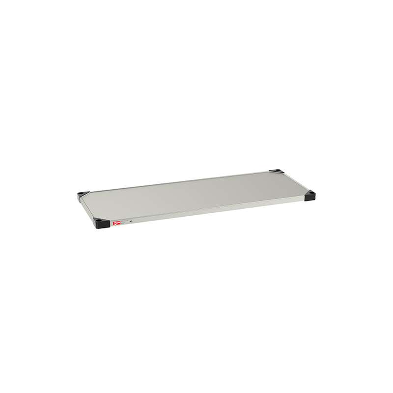 Super Erecta Solid Shelf, Standard Stainless Steel, 18" x 48"