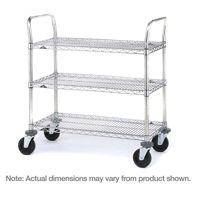 3-Tier Heavy Duty Cart 24X48 UTCT 3WSH-5MCST