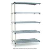 MetroMax Q® Shelving Add-on Unit, 5 Shelves, 42"W x 21"D x 74"H redirect to product page