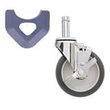 5" MetroMax Polyurethane Swivel/Brake Stem Caster redirect to product page