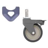 5" MetroMax Polyurethane Swivel/Brake Stem Caster redirect to product page