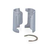 Super Erecta Aluminum Split Sleeves with Zinc Rings, 4 Pair per Pack redirect to product page