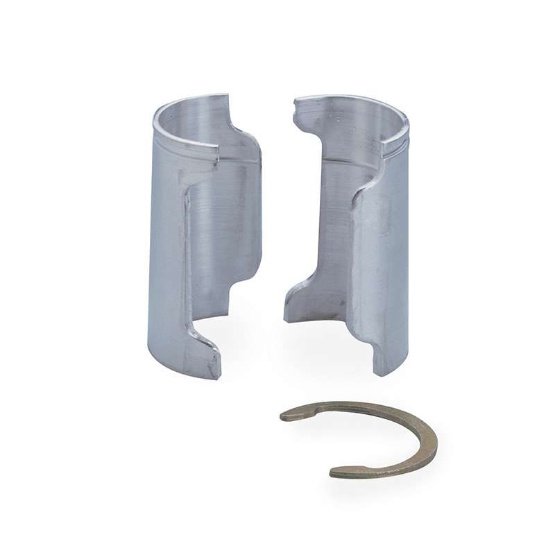 Super Erecta Aluminum Split Sleeves with Zinc Rings, 4 Pair per Pack