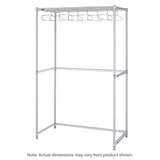 Garment Rack 24 x 48" w/Hangers Stainless Steel redirect to product page