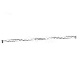 1-Sided Chrome Single Hanger Rail for 48" Long Shelf redirect to product page