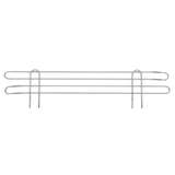 Super Erecta® Wire Shelf Ledge, 4"H x 24"L, Chrome redirect to product page