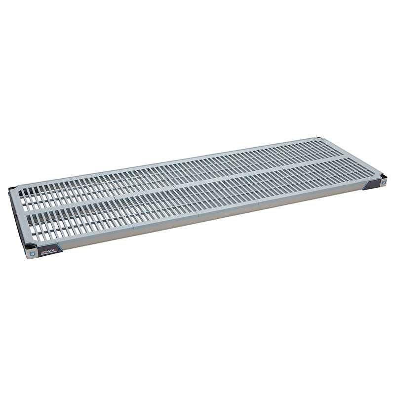 MetroMax i Plastic Industrial Shelf with Grid Mat, 24" x 72"