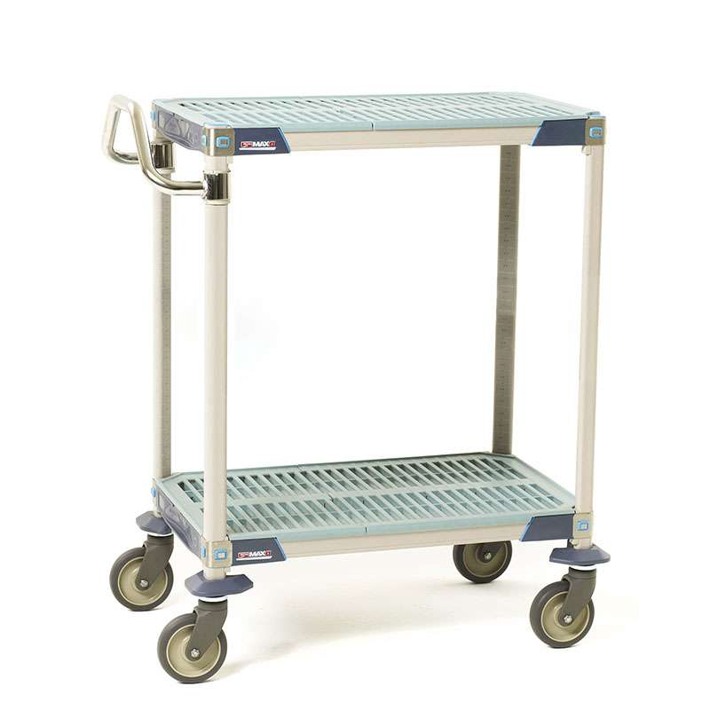 MetroMax i 2-shelf Utility Cart, 18" x 30" x 39.25"