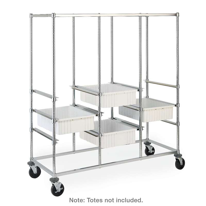 Cart Tote Box Carrier 3-Bay Metro