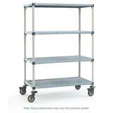 MetroMax Q® Mobile Utility Cart with Four Shelves, 24 x 60" redirect to product page