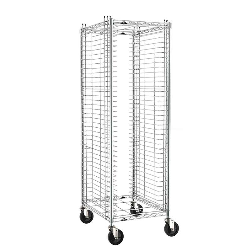End-Load Wire Bun Pan Rack, 1.5" Slide Spacing