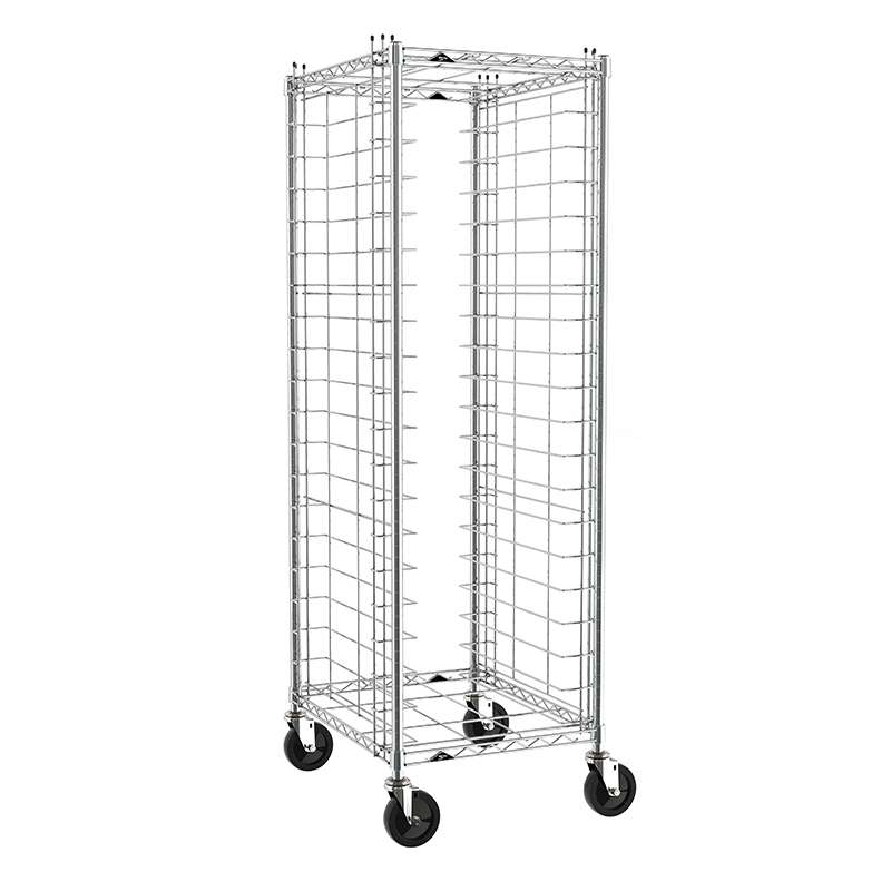 End-Load Wire Bun Pan Rack, 3" Slide Spacing