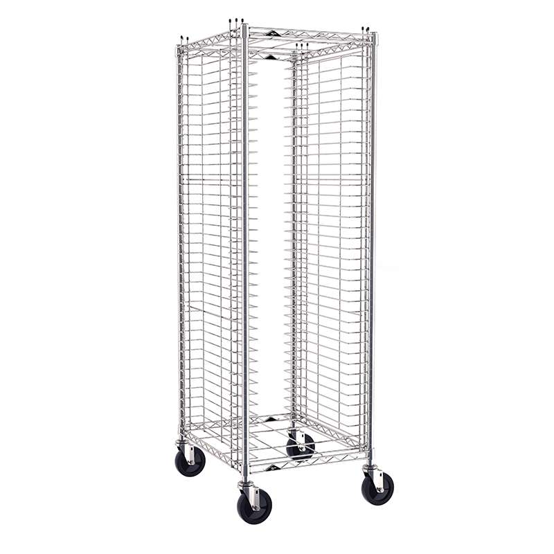 Side-Load Wire Bun Pan Rack, 1.5" Slide Spacing