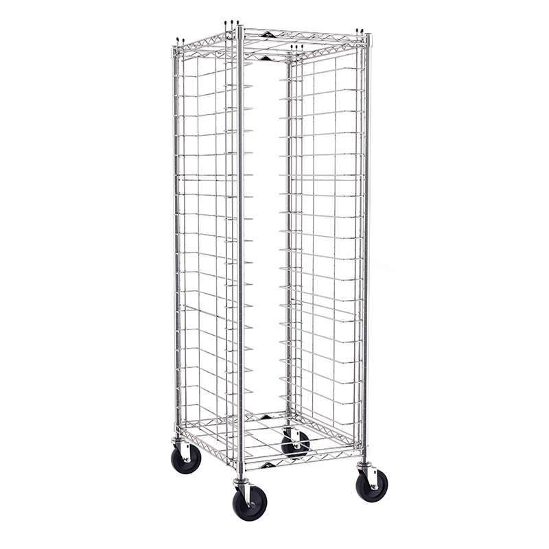 Side-Load Wire Bun Pan Rack, 3" Slide Spacing