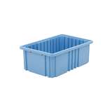 Dissipative Stackable Divider Tote Box, Blue, 14-7/8 x 9-1/4 x 5-1/2" ID (Dividers not Included) redirect to product page