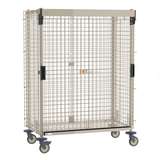 MetroMax Mobile Security Shelving Unit with SlideSecure Sliding Door, 29.0625" x 52.75" x 67.8125" redirect to product page
