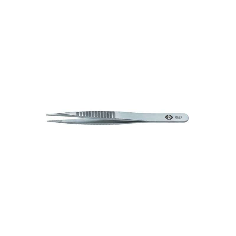 Flat Blunt Precision Tweezers, 120mm