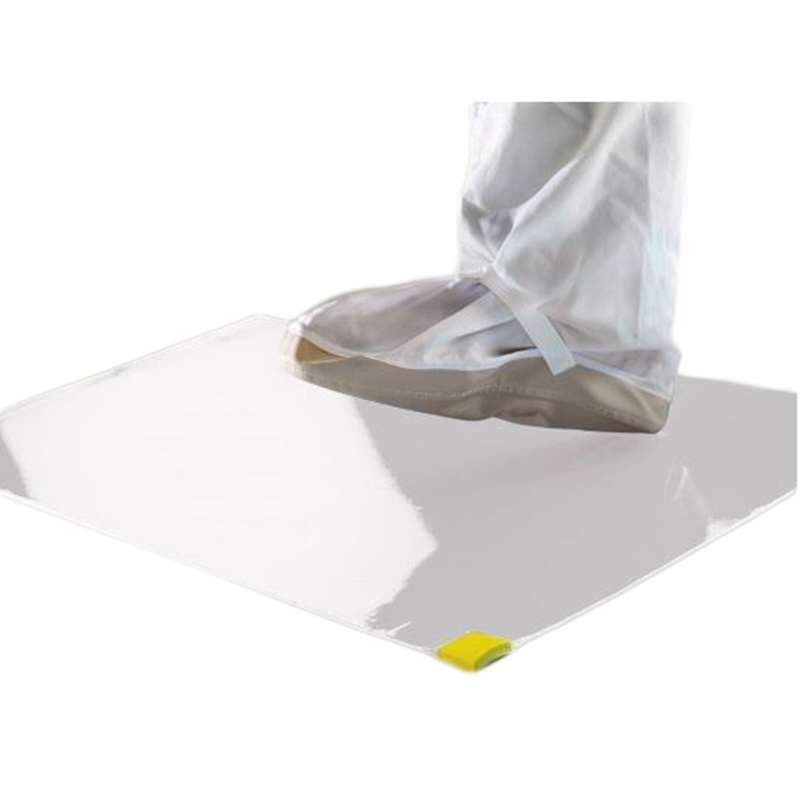 Cleanstep Adhesive Mat, 60 Layer, 18" x 36" Mat Size, 60 Layer Mats, 4 Mats per Case, White