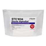 AlphaSat® Pre-Wetted Cleanroom Wipers, Sterile, 4" x 4", 50 Wipers per Bag, 8 Bags per Case, 400 Wipers per Case redirect to product page