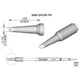 Series C245 Mini Spoon Soldering Cartridge, Ø 1.9 mm redirect to product page