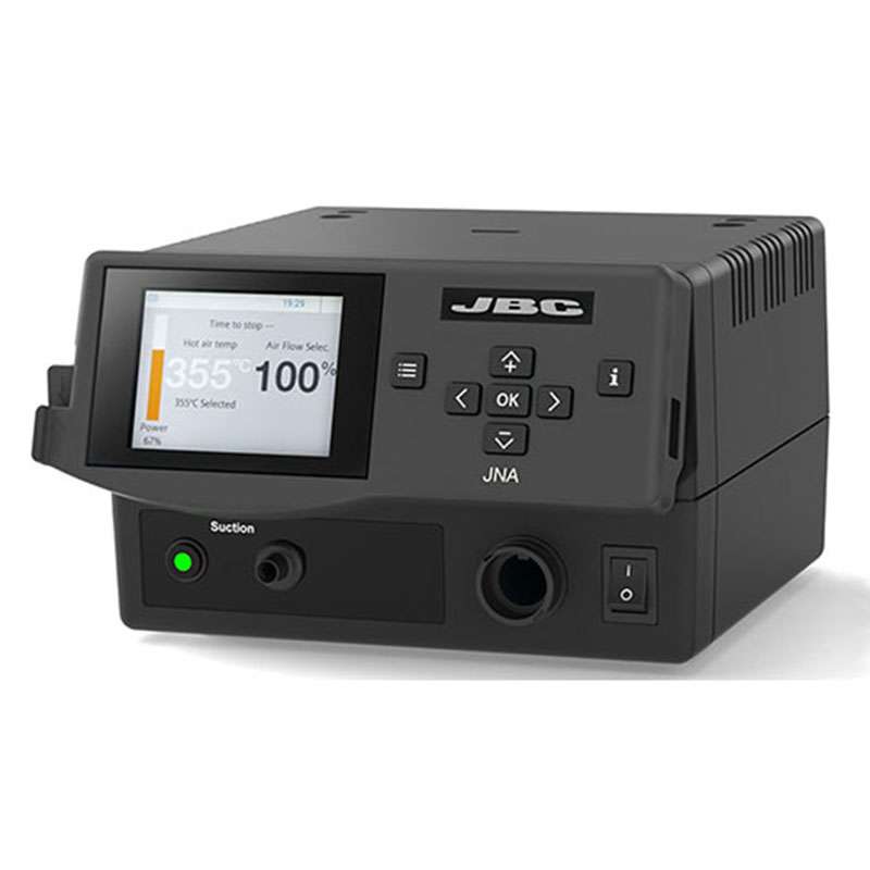 High-Precision Hot Air Station, with Hose Set, T260 Handle, NBC260 Needles and Cups, NAS Stand, J125410, and J325410 Cartridges