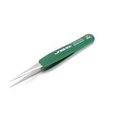 High Precicion Tweezers with Rubber Grip, Sharp Short Body redirect to product page