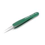 High Precicion Tweezers with Rubber Grip, Fine Tip redirect to product page