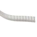 Insulated Cable Ferrule / End Sleeve Strip for QUADRO Tools, 20 AWG, White, 0.57 x .138", 10 Strips of 40 Pieces, 7-3/4" Long redirect to product page