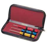 Stainless Steel Probe Insertion Tool Kit with Color Coded Handles and Leather Case, 3 Piece redirect to product page