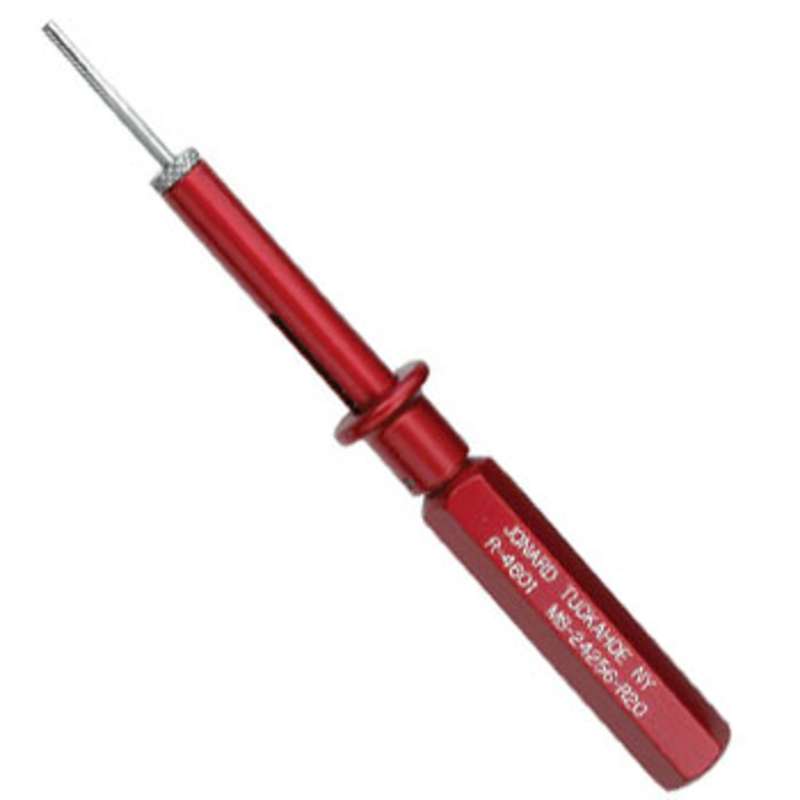Stainless Steel Probe Extraction Tool with Red Handle, 0.040" Contact Size