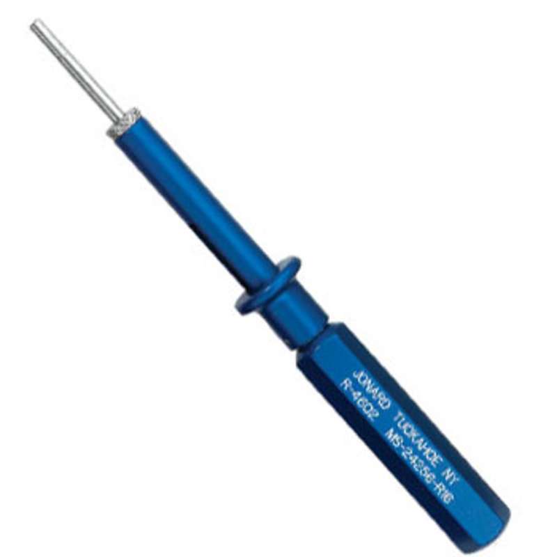 Stainless Steel Probe Extraction Tool with Blue Handle, 0.063" Contact Size