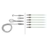 30' Glow Rod Kit with 6 Rods, Eyelet, Ball Chain Attachment, Wisk and Hook redirect to product page