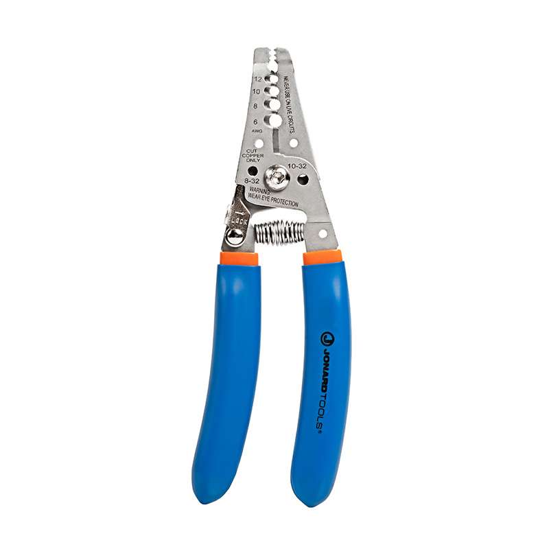Stainless Steel Curved Wire Stripper, 6-12 AWG