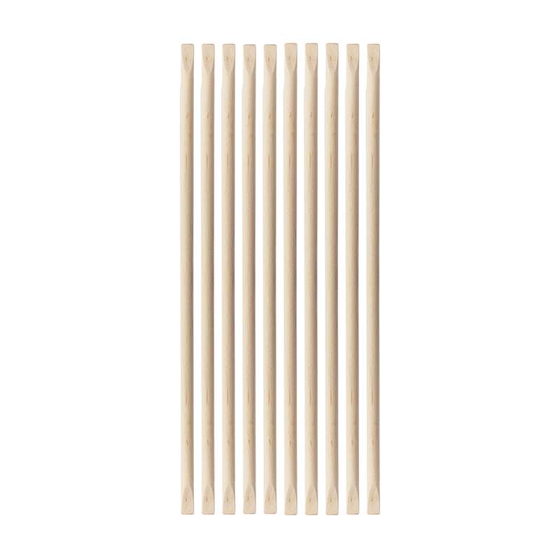 Orange Sticks Double Flat Ends, 3/16in x 7in OAL, 10/Package