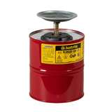 Dispensing Plunger Can w/Perforated Pan Screen That Serves As Flame Arrester, Steel, 1 Gallon redirect to product page