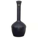 Elite Smoker's Cease Fire Cigarette Butt Receptacle, Eco Black, 4 Gallon Polyethylene redirect to product page